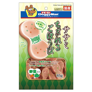 ドギーマンハヤシ ササミちぎれるごほうび 野菜入り 85g ｻｻﾐﾁｷﾞﾚﾙｺﾞﾎｳﾋﾞﾔｻｲｲﾘ85G-イメージ1
