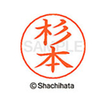 シヤチハタ ネームペン用ネーム シルバー 既製 杉本 FC47097-X-GPS-1326