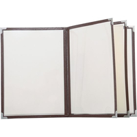 友屋 クイックメニューブック B5サイズ QM-30 6ページ ブラウン 32582 FC156LU-7041950