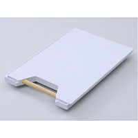 山善 超薄型 台車 W40×D27.5×H3.8cm ホワイト FC050PF-YSS-38(WH)