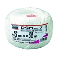 トラスコ中山 PSロープ 幅3mm×長さ80m 白 FC991GB-3606988