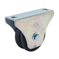 ヤボシ/フジロイヤル重量戸車 V型 60mm 枠付 R60V FCB075D-4950643