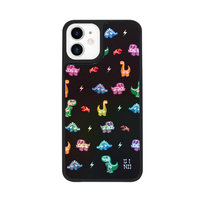 Dparks iPhone 12 mini用TWINKLE COVER ザウルスパターン DS19767I12