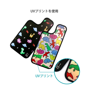 Dparks iPhone 12 mini用TWINKLE COVER ザウルスパターン DS19767I12-イメージ10
