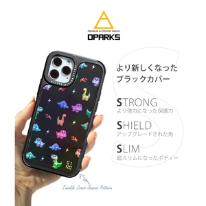 Dparks iPhone 12 mini用TWINKLE COVER ザウルスパターン DS19767I12-イメージ3