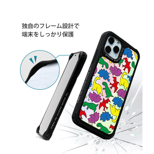 Dparks iPhone 12 mini用TWINKLE COVER ザウルスパターン DS19767I12-イメージ4