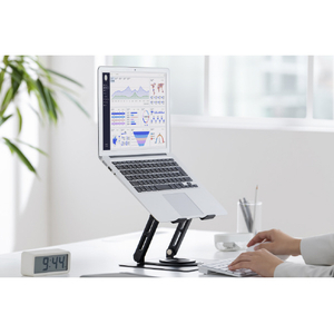 アイリスオーヤマ ノートPCスタンド ブラック SD-9SRA-B-イメージ6