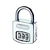 ＡＢＵＳ ナンバー可変式南京錠 160-40 FC138EV-4451414-イメージ1
