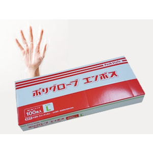 パックスタイル ポリ手袋 半透明 箱入 L 100枚 FC976SG-00437323-イメージ1