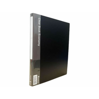 Forestway クリヤーブック エコノミー A4 20ポケット 黒 FC981NT-FRW-210478