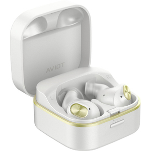 AVIOT トゥルーワイヤレスイヤホン パールホワイト TE-Q3R-WH-イメージ5