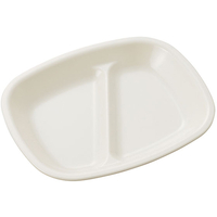 エンテック 角仕切皿(大) クリーム FC73146-CK-114