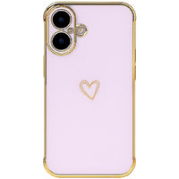 COCO　CASE iPhone 17用キラリンハートケース パープル 1716-17-PURPLE