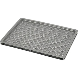 積水テクノ成型 L型メッシュトレー L-820-1 灰 グレー FC936GW-8362575-イメージ1