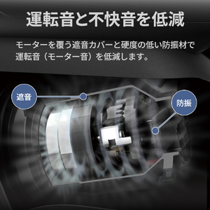 シャープ コードレススティッククリーナー RACTIVE Air ホワイト系 EC-AR50A-W-イメージ8