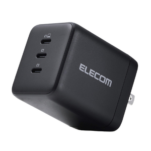 エレコム USB Power Delivery 100W AC充電器(C×3) ブラック ACDC-PD113100BK-イメージ2