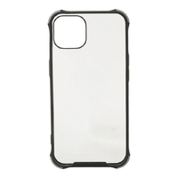 ラスタバナナ iPhone 13用ハイブリッドケース TPU/PC 衝撃吸収 ブラック 6472IP161HB