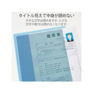 プラス 仕切り付ホルダー カモフラージュ 3ポケット A4 ブルー FCS2141-89581/FL-131CH-イメージ3