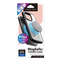 PGA iPhone 14 Pro用MagSafe対応ハイブリッドタフケース ホワイト PG-22QMGPT02WH