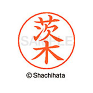 シヤチハタ ネームペン用ネーム シルバー 既製 茨木 FC46112-X-GPS-0341-イメージ1