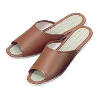 江部松商事 EBM/スリッパ 白厚底 S-123 ブラウン(013)カーフレザー FC909LS-6546710