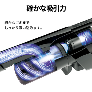 シャープ コードレススティッククリーナー RACTIVE Air ブラック系 EC-FR30A-B-イメージ5
