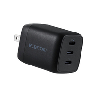 エレコム USB Power Delivery 67W自動選択AC充電器(C×3) ブラック MPA-AC11167BK