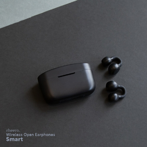 cheero フルワイヤレスイヤホン Wireless Open Earphones Smart ブラック CHE-645-BK-イメージ6