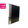 Forestway クリヤーブック エコノミー A4 20ポケット 黒 40冊 FC983NT-FRW-210478