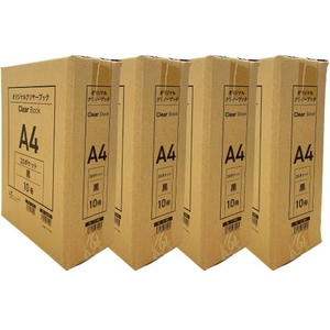 Forestway クリヤーブック エコノミー A4 20ポケット 黒 40冊 FC983NT-FRW-210478-イメージ4