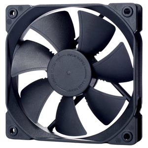 Fractal Design ケースファン Dynamic X2 GP-12 PWM ブラックブレード、ブラックフレーム、ブラックケーブル FD-FAN-DYN-X2-GP12-PWM-BK-イメージ2