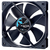 Fractal Design ケースファン Dynamic X2 GP-12 PWM ブラックブレード、ブラックフレーム、ブラックケーブル FD-FAN-DYN-X2-GP12-PWM-BK-イメージ1