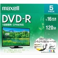 マクセル 録画用DVD-R 4．7GB 1-16倍速対応 CPRM対応 インクジェットプリンタ対応 5枚入り DRD120WPE.5S
