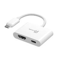 j5 create USB-C to HDMI+PD 2in1 マルチアダプター ホワイト JCA152