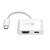 j5 create USB-C to HDMI+PD 2in1 マルチアダプター ホワイト JCA152-イメージ2