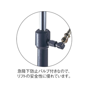 トラスコ中山 HLF-120用ハードゴムキャスター Φ100 固定 FC563GJ-2782626-イメージ5