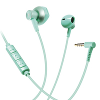AXES リモコンマイク付き有線イヤフォン Reiz グルーン AHS78GN