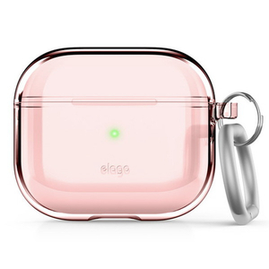 elago AirPods 3用TPUケース ラブリーピンク EL_AP3CSSCCE_PK-イメージ1