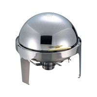 SUNNEX SX ロールトップチェーファー 丸型 X32681U (X32621UV) FC333LD-1454000