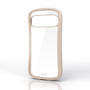 エレコム Google Pixel 10/10 Pro用Grippy ハイブリッドケース フレームカラー ベージュ PM-P252GRPFCBE-イメージ1