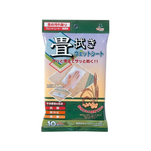 アズマ工業 畳拭きウェットシート 10枚入 FC740PS-SQ065-イメージ1