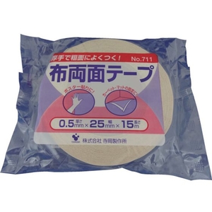 寺岡 FC747GF-4196392 布両面テープ NO.711 25mm×25M |エディオン公式通販