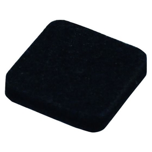 光 硬質フェルト ブラック 25×25mm LPQ-2541 FCA279B-2154272-イメージ1