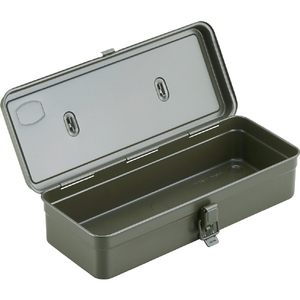 トラスコ トランク型工具箱　３３３Ｘ１３７Ｘ９６．５　ＯＤ色 T-320-OD-イメージ3