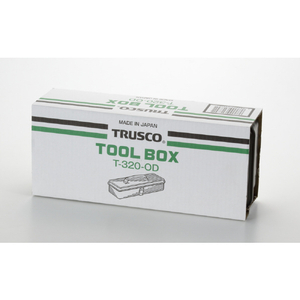 トラスコ トランク型工具箱　３３３Ｘ１３７Ｘ９６．５　ＯＤ色 T-320-OD-イメージ9