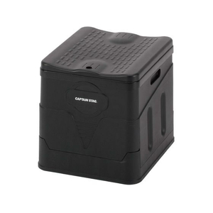 キャプテンスタッグ ポータブル簡易トイレ スクウェア ブラック FC563TE-UW-5036-イメージ2