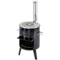 キャプテンスタッグ KAMADO(かまど) 煙突ストーブ UG11ｶﾏﾄﾞｴﾝﾄﾂｽﾄ-ﾌﾞ