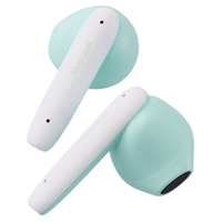 エレコム 完全ワイヤレスBluetoothヘッドフォン マカロングリーン LBT-TWS17CSGN