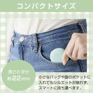 エレコム 完全ワイヤレスBluetoothヘッドホン マカロングリーン LBT-TWS17CSGN-イメージ6