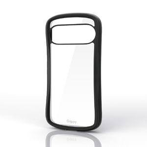 エレコム Google Pixel 10/10 Pro用Grippy ハイブリッドケース フレームカラー ブラック PM-P252GRPFCBK-イメージ1